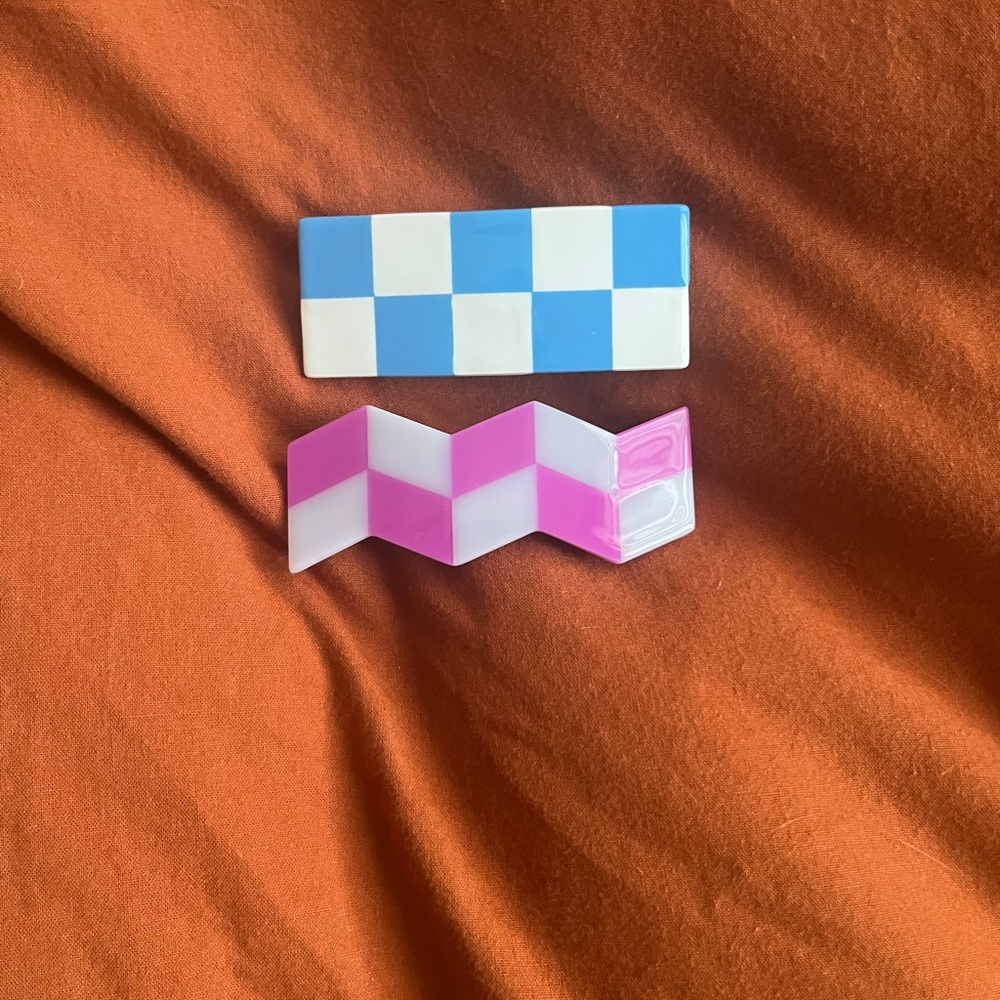 Two Chunks Hair Barrettes